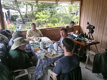 Lunch-room at Cabaas Umbrellabird Lodge